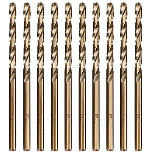 10-Piece 3.2mm M35 Cobalt Steel Drill Bit Set for Hard Metals - style: ⌀3.2mm(10pcs)