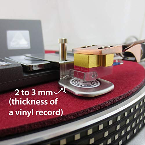 Precision Record Level Digital Turntable Stylus Force Scale Gauge for Tonearm Phono Cartridge VTF, 0.005g Resolution (Graphite) - color: Graphite