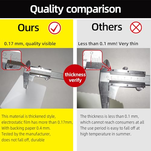 Large Car Windshield Sticker, Windshield Applicator, Clear Window Cling for Car - size: 10 pieces / 11.8 x 15.7 inches