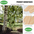 Wooden Coffee Stirrers 5.5" Coffee Stir Sticks 1000 Pcs, Natural Birch Round End Thick Birch Wood Eco-Friendly， Suitable for Coffee, Cocktail and Hot Drinks - color: Natural, size: 1000 Pack