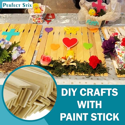 14" Wooden Paint Paddles - Mixing Sticks -Epoxy Stirrers- Pack of 100ct - size: 14"-Pack of 100ct