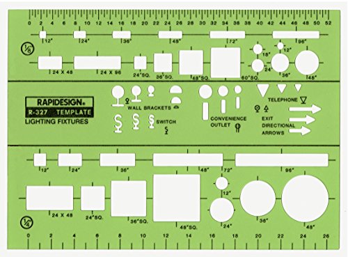 Lighting Fixtures Template, 1 Each (R327) - style: Lighting Fixtures