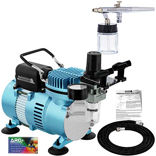 Master Airbrush Multi-Purpose Airbrushing System Kit with Airbrush