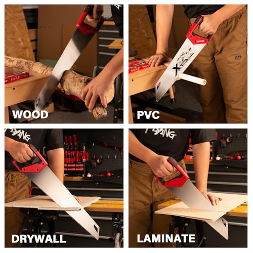 HAUTMEC 16 Inch Pro Hand Saw, 11 TPI Fine Tooth for Wood Cutting - style: Pro 16"