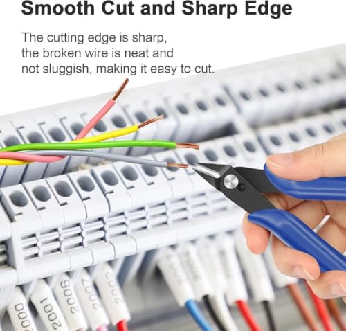 2-Pack Micro Flush Cutters, Wire Cutter, Craft, Jewelry, Electronics