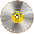 Cougar HS 14 Inch Diamond Concrete Saw Blade, Premium General Purpose Segmented Blade, Dry/Wet Cutting Concrete, Masonry, Brick, & Block 1"-20mm Arbor - size: 14 Inch