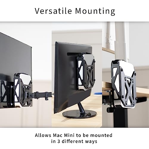 VIVO Black Behind Monitor VESA Mount Designed for Mac mini, Mount-MINI1 - style: MINI1