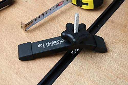 Aluminum T-Track Hold Down Clamps,6-3/8"L x 1-1/4" Width 4 PK - style: Hold Down Clamps 4pk