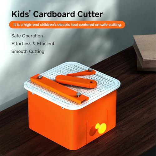 Safe Cardboard Cutter for Kids | Bladeless Paper Cutting Tool,DIY Craft Kit for Building 3D Models, Cardboard Construction and Creative Projects