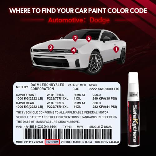 Bludicrous(PBJ/MBJ) Touch Up Paint Pen for Dodge - color: Bludicrous(PBJ/MBJ) for Charger