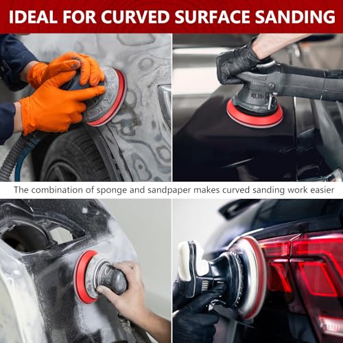 Shinboc 18 PCS 5 Inch Sanding Sponge 2000 Grit, Bowling Ball Sanding Pads - color: 2000grit, size: 5 Inch 18Pcs
