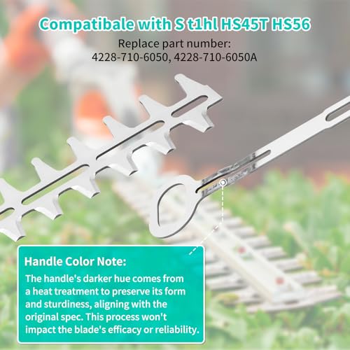 24-Inch Replacement Hedge Trimmer Blades for STI HL HS45 HS45 2-Mix/S Laser-Cut Blades, Compatible with Models 42287106051, 395-407, 4228-710-6051A, 59-201 – 2 Blades Set