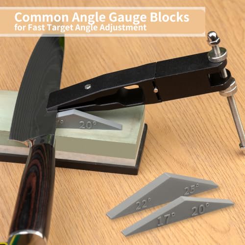 CWOVRS Precision Knife Sharpener Tool - Knife Sharpening Angle Guide 12-25° - size: T-02