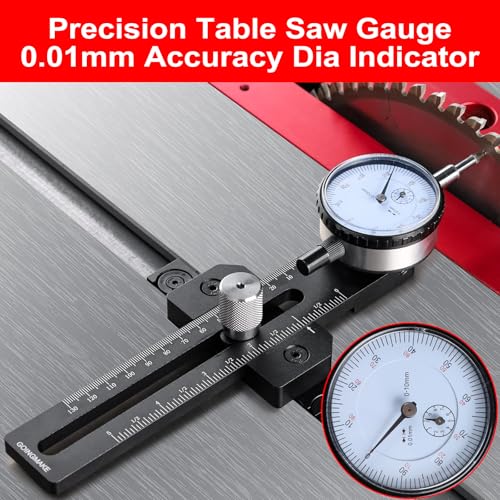 GOINGMAKE Table Saw Gauge Dia Indicator for Table Saw and Band Saw
