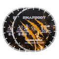 RHAPSODY 12 Inch Diamond Saw Blade 2pcs, Segmented General Purpose Blade - color: Segmented Blade, size: 12Inch