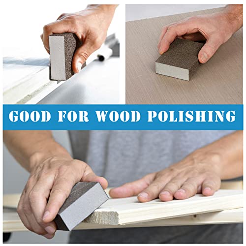 120 Grit Sanding Block, Jamiikury Fine Sanding Sponge, 8pcs - size: 120 Grits