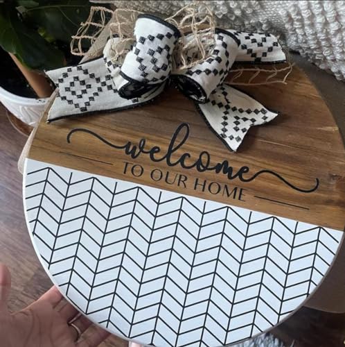 Welcome Stencils for Painting on Wood Welcome Sign Stencil 12" - style: Daily 12p