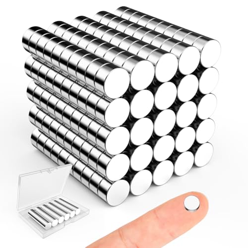 3D Printing Magnets, 6x3mm Small Round Magnetic 250 Pack - size: 6x3mm