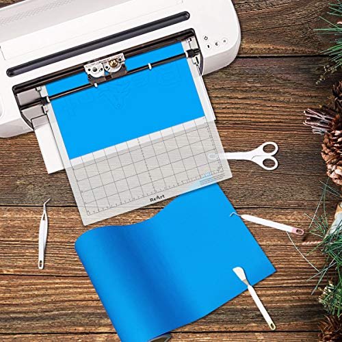 ReArt Cutting Mat for Silhouette Cameo - 12" x 24" 4 Pack 12"x12" 4 Pack Adhesive Cut Mat Replacement Set Matts Vinyl Craft - color: Standard 8 Packs