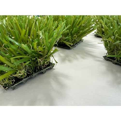 KuGuo Mini Artificial Grass Mats, 12 Pack, Buffalo Grass - color: Buffalo Grass, size: 12PCS