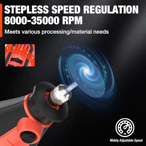 ValueMax Rotary Tool Kit, Corded Rotary Tool and Accessories