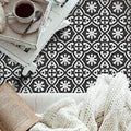 Marlen Tile Stencil - Tile Stencils for Painting Tile Floor - Reusable Tile Stencils for Linoleum and Cement Floors - Paint Your Old Tile and Save - Stencils for Painting Floors (Large 12"x12") - size: Large (12"x12")