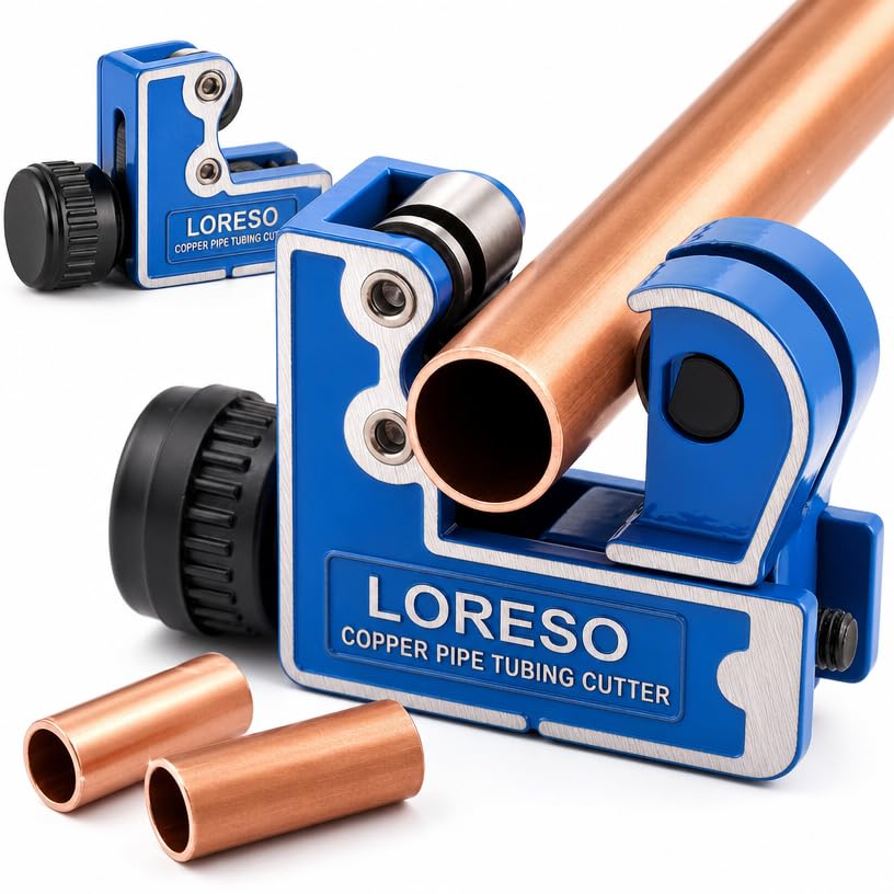 Mini Copper Pipe Tubing Cutter Tool – 1/8" to 1 1/8" (3-28mm) OD-Mini - size: Mini