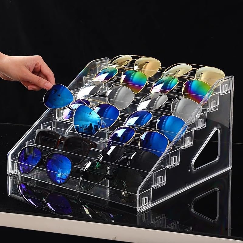 7 Layer Acrylic Paint Organizer & Brush Holder Easy Assembly Paint Storage Rack Acrylic Display Rack for Craft Hobby Miniature Model Makeup Essential Oils Light Can Storage