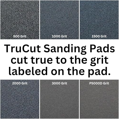 CTD TruCut Sanding Pads for Bowling Balls Resurfacing (500 grit 5 inch) - size: 5 inch, style: 500 Grit