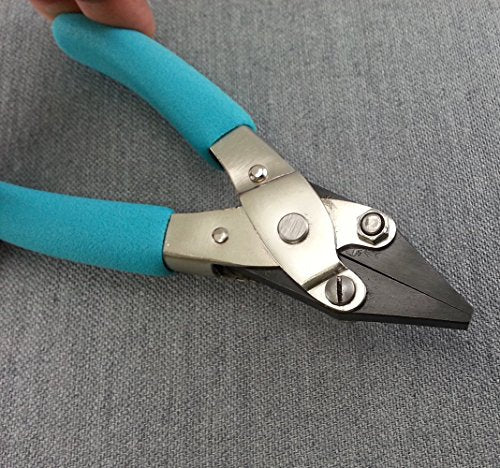 Deluxe Parallel Action 5.75inch Flat Nose Pliers with Foam Grip Jewelry Tool