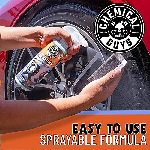 Chemical Guys, Tire Kicker Extra Glossy Tire Shine for Rubber & Trim, 16 oz - size: 16 Fl Oz (Pack of 1), style: Only