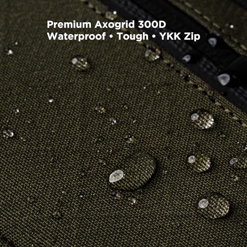 ALPAKA HUB Pouch Pro EDC Tool Pouch Green Axogrid 300D - color: Green Slim-Axogrid 300D