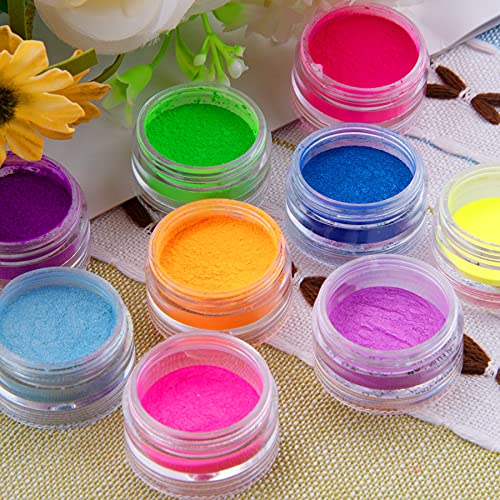 Duufin Pigment Powder for Nails 36 Colors Nail Pigment Powder - color: Vibrant