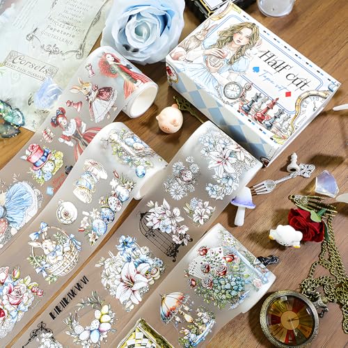 Snycler Pre-Cut PET Washi Tapes- 4 Rolls Fairy Tale - color: Fairy Tale