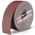 150 Grit Sandpaper Roll for Drum Sander, 3"x100 ft Emery Sand Paper - size: 150 Grit