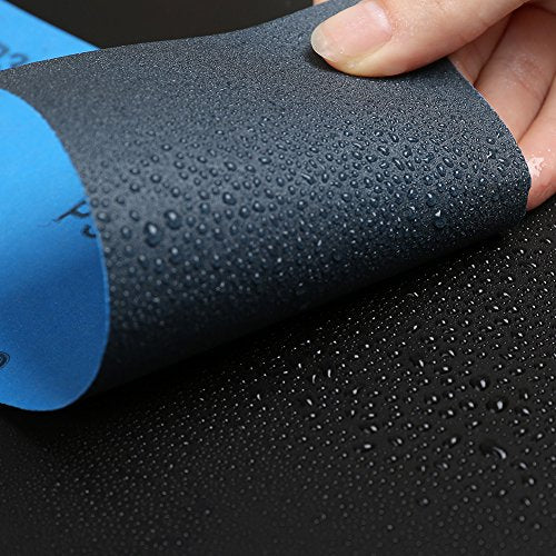 LotFancy 120 Grit Sandpaper, 45PCS, 9 x 3.6 Dry Wet Sand Paper, Silicon Carbide Sanding Sheet for Metal Automotive Wood Furniture Sanding, Polishing, Finishing - size: 120Grit