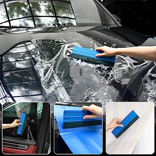 NEWISHTOOL Squeegee for Vinyl, Sign Making, Decals, Craft, Wallpaper Tools - color: Blue, size: 25cm