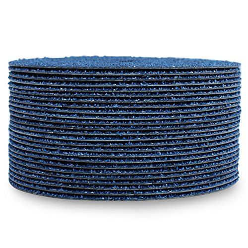 BHA 5 Zirconia Resin Fiber Disc for Angle Grinder - 120 Grit - 25 Pack - size: 120 Grit