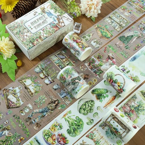 Snycler Pre-Cut PET Washi Tapes- 4 Rolls in the Field - color: In the Field