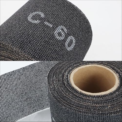 SCOTTCHEN Sanding Screen Mesh Roll for Dry Wall 4-1/8" Wide x 6.5yd(20 ft) Long Silicon Carbide Grits #80-1 Roll - size: Roll: 4-1/8"x 20 ft, style: #80