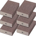 6Pcs Sanding Sponge 60 Grit Coarse Blocks for Metal Sanding Wood Sanding Brush Washable&Reusable N-G-001-60 - size: 60 Grit