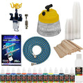 Master Airbrush Paint & Airbrush Accessory Kit - Cleaning Pot, Holder, Hose