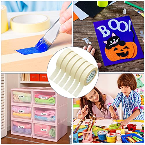Fainne 45 Rolls Masking Tape Bulk 0.8 Inch 55 Yards - size: 0.8 Inch