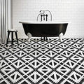 Aztec Tile Stencil - Tile Stencils for Painting Tile Floor - Reusable Tile Stencils for Linoleum and Cement Floors - Paint Your Old Tile and Save - Stencils for Painting Floors (Medium 8"x8") - size: Medium (8"x8")