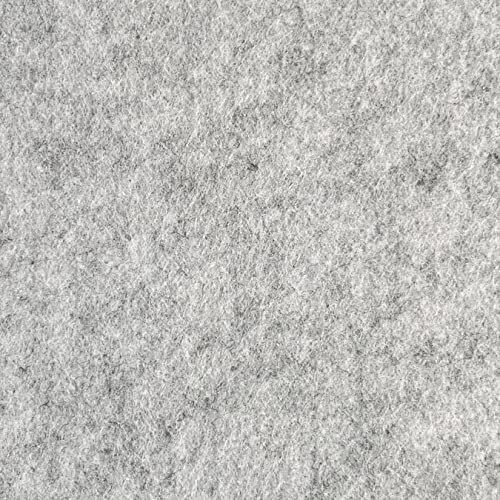 Felt Fabric 11.8 x 98.4 inch Craft Felt Fabric Roll Light Grey - color: Light Grey