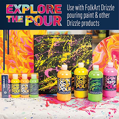FolkArt Drizzle Pour Cup, 7-Slotted Divided Pour Cup Perfect for Fluid Paint Pouring Arts and Crafts Projects, 50428 - style: 7 Slot Pour Cup
