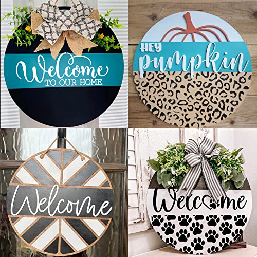 Welcome Stencils for Painting on Wood Welcome Sign Stencil 12" - style: Daily 12p