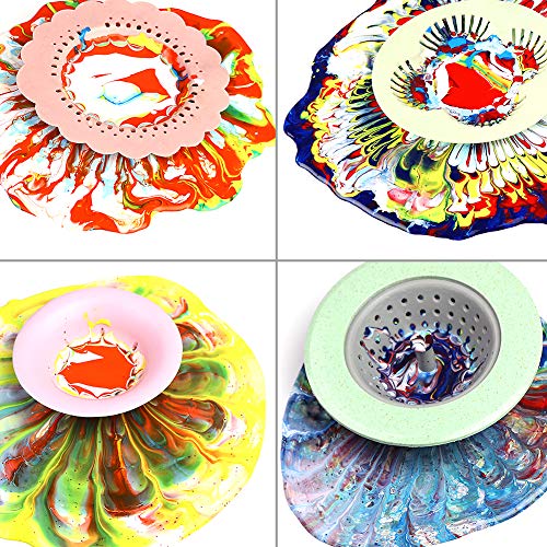 20P Acrylic Pouring Strainers Fluid Art Tools DIY Abstract Pour Painting