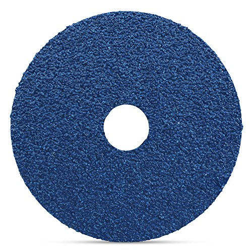 BHA 5" x7/8" Zirconia Resin Fiber Discs, 80 Grit - 50 Pack - size: 80 Grit (Pack of 2)
